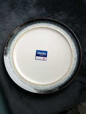 Brand New Denby Replacement Dinner Plate Halo Pattern Almost 10" Diameter